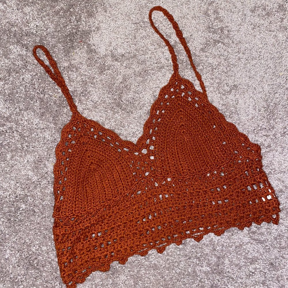 Knit crop top